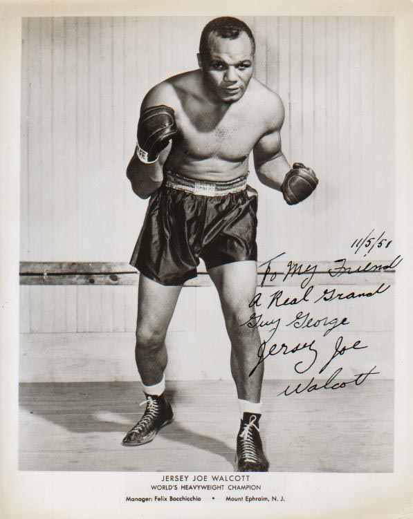 Jersey Joe Walcott Heavyweight Champion 1951